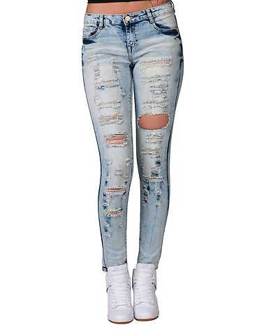 ESSENTIALS WOMENS Medium Blue Clothing / Jeans