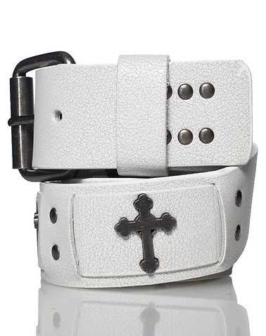 ESSENTIALS MENS White Accessories / Belts 36