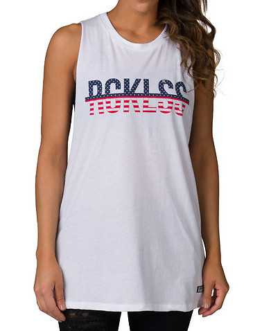RECKLESS GIRLS WOMENS White Clothing / Tank Tops M