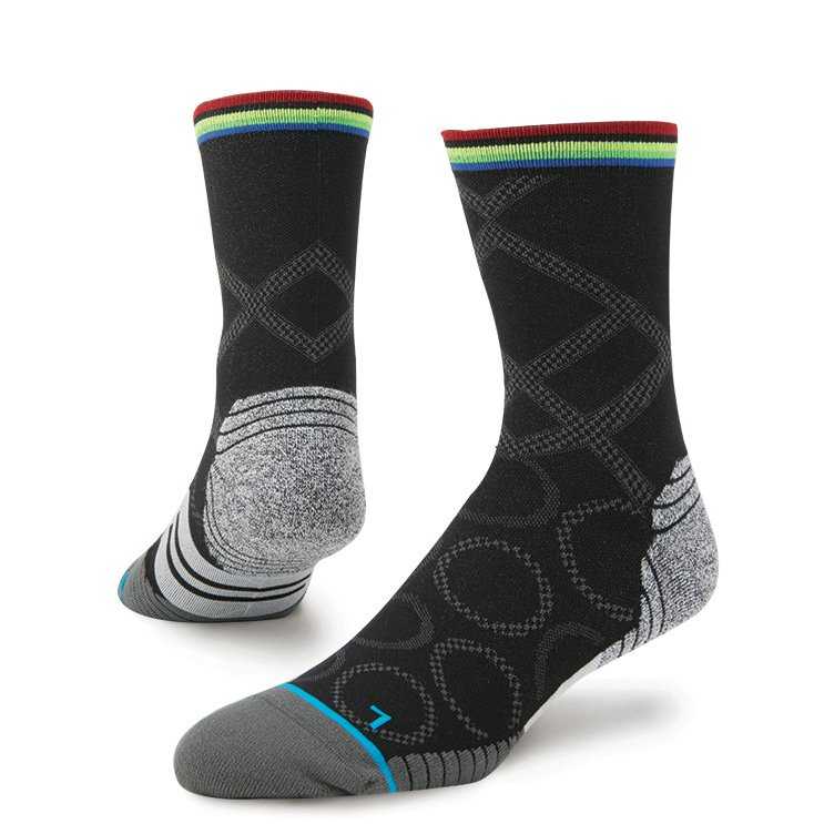 Stance Rings Crew BLK fusion run Socks