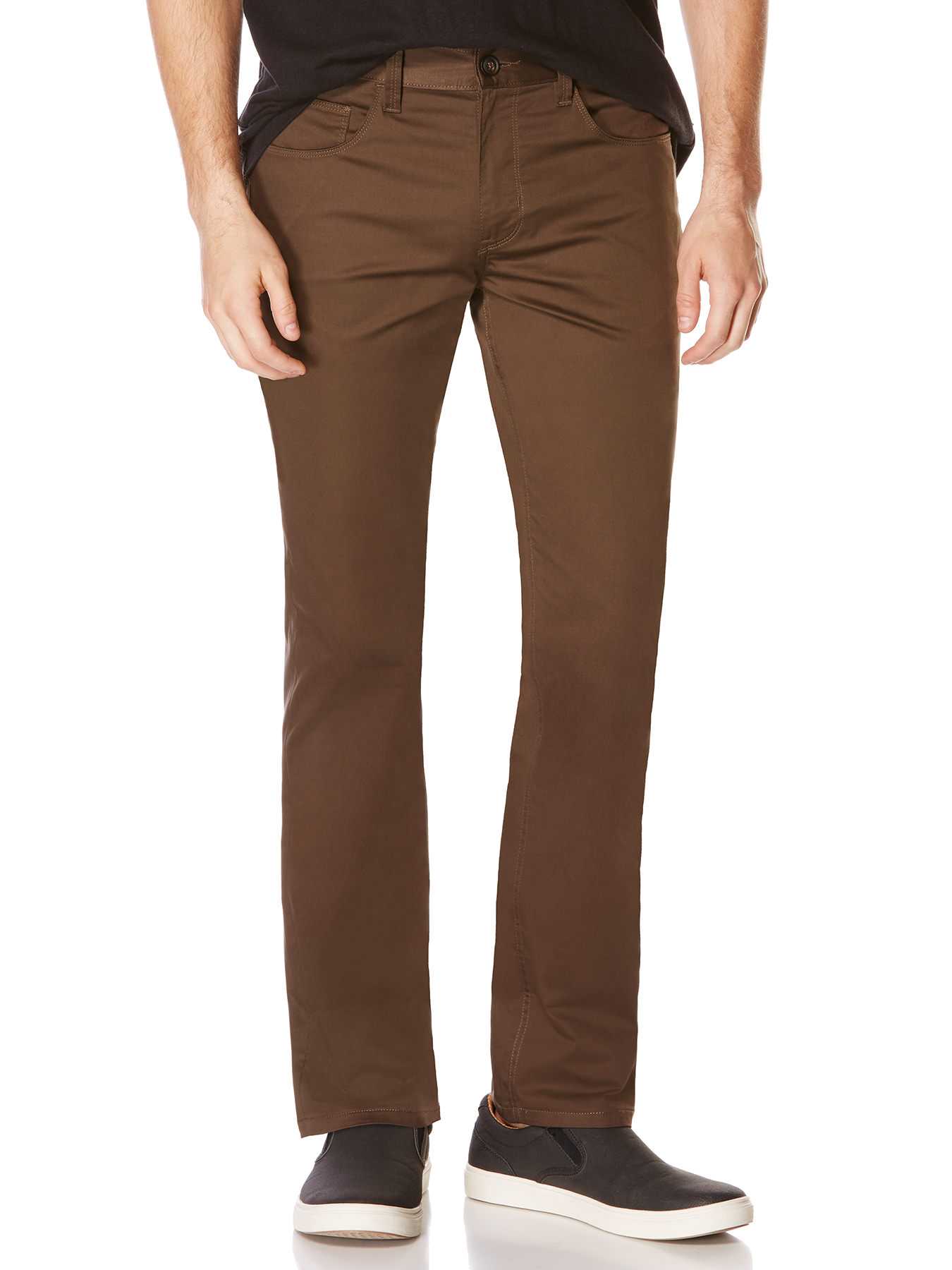 Perry Ellis Slim Fit 5 Pocket Satin Denim