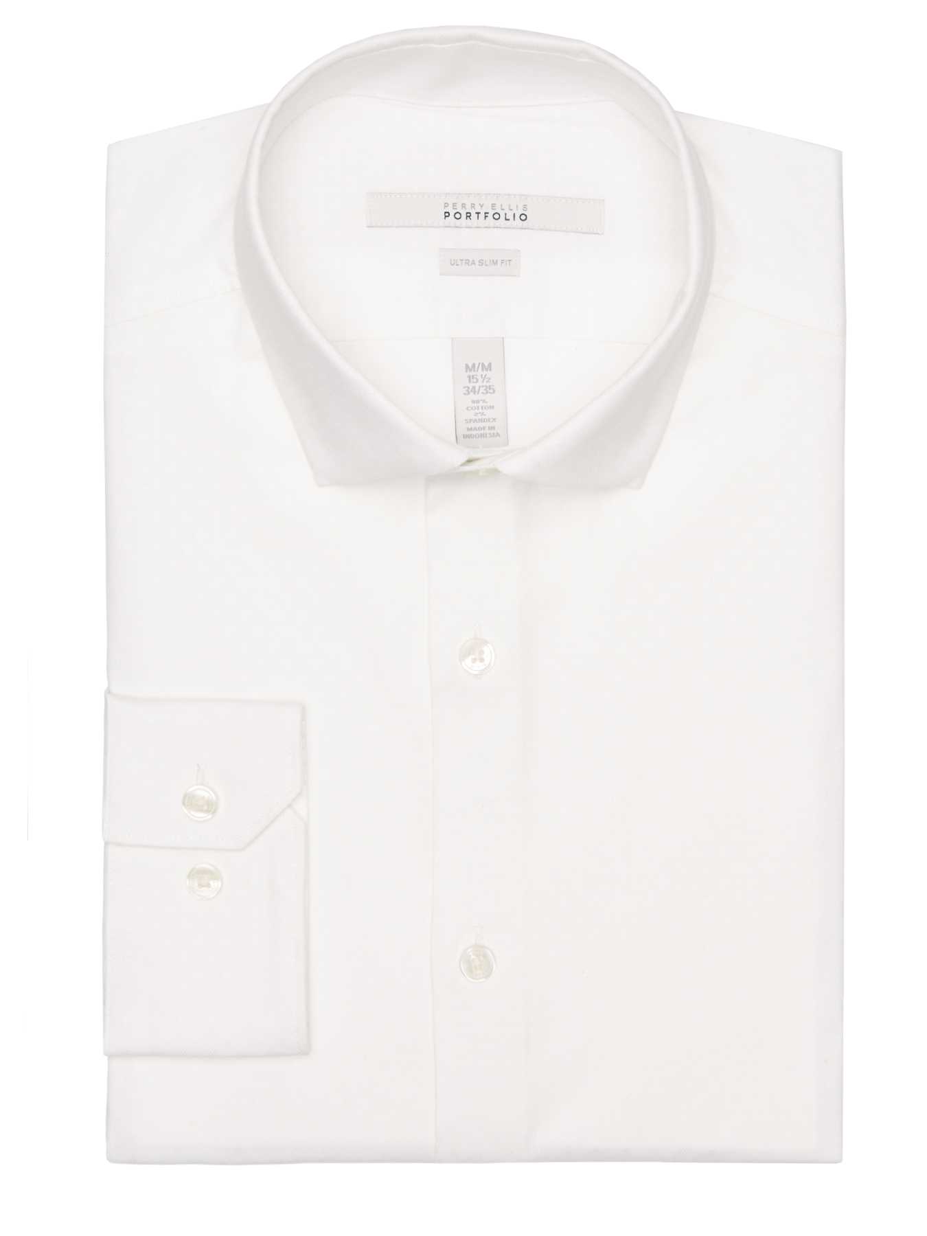Perry Ellis Ultra Slim Diamond Cluster Dress Shirt