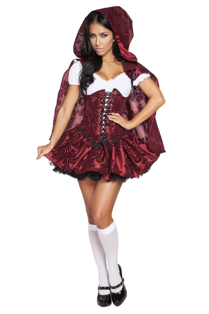 Lusty Lil Red 4 Piece Costume