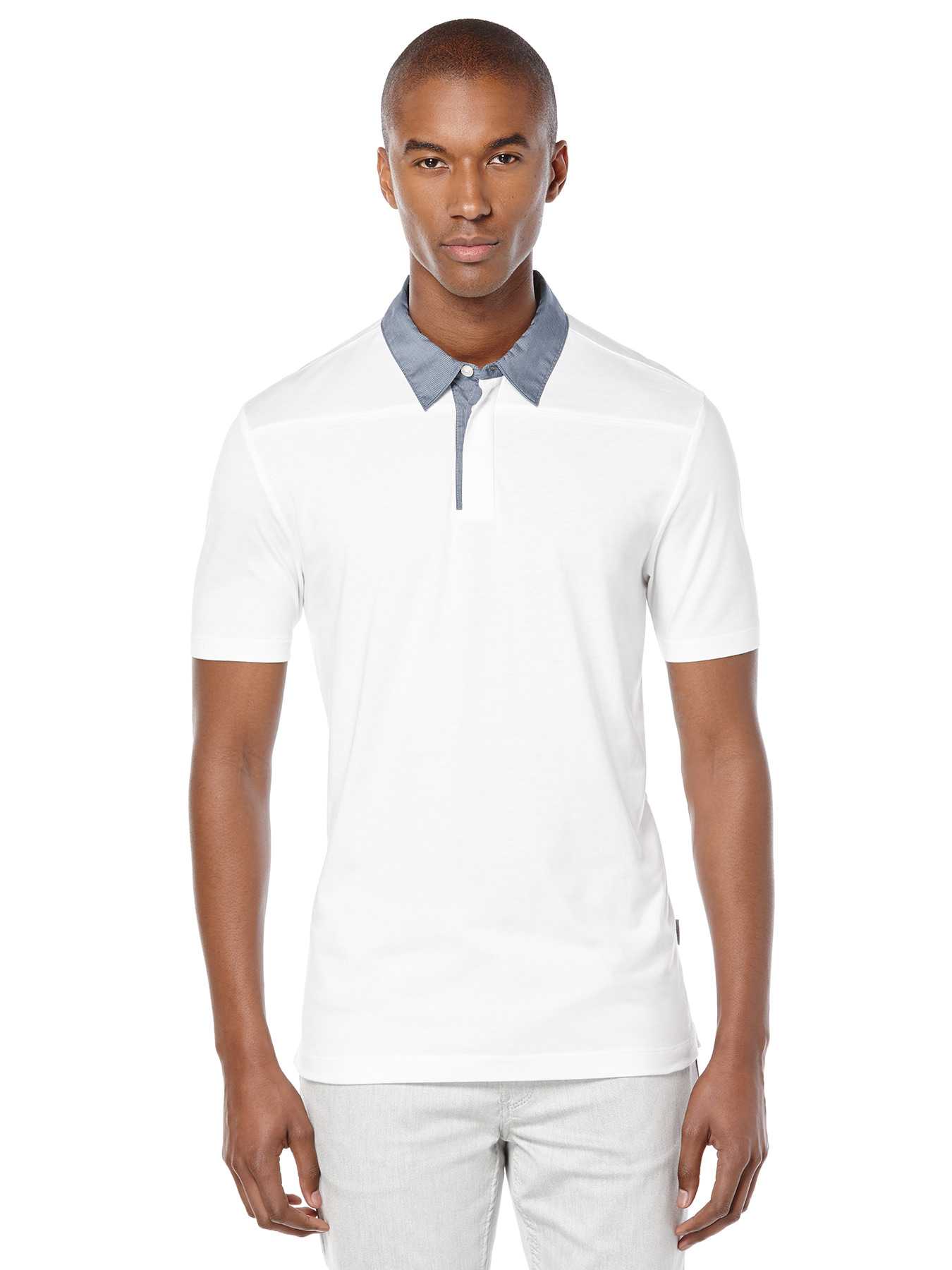 Perry Ellis Short Sleeve Pima Cotton Polo