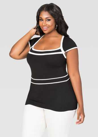 Cap Sleeve Peplum Sweater