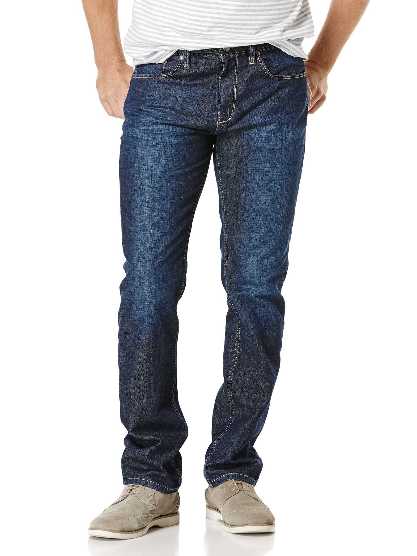 Perry Ellis Slim Fit Medium Whisk Wash Denim