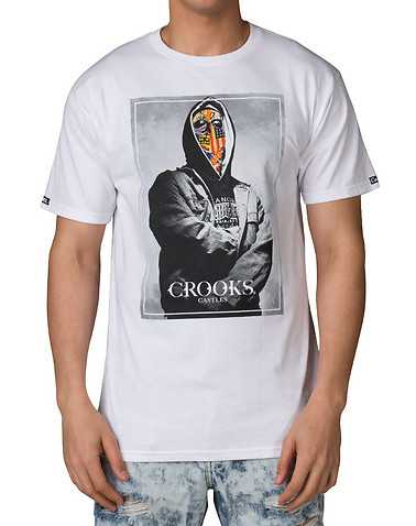 CROOKS AND CASTLES MENS White Clothing / Tops