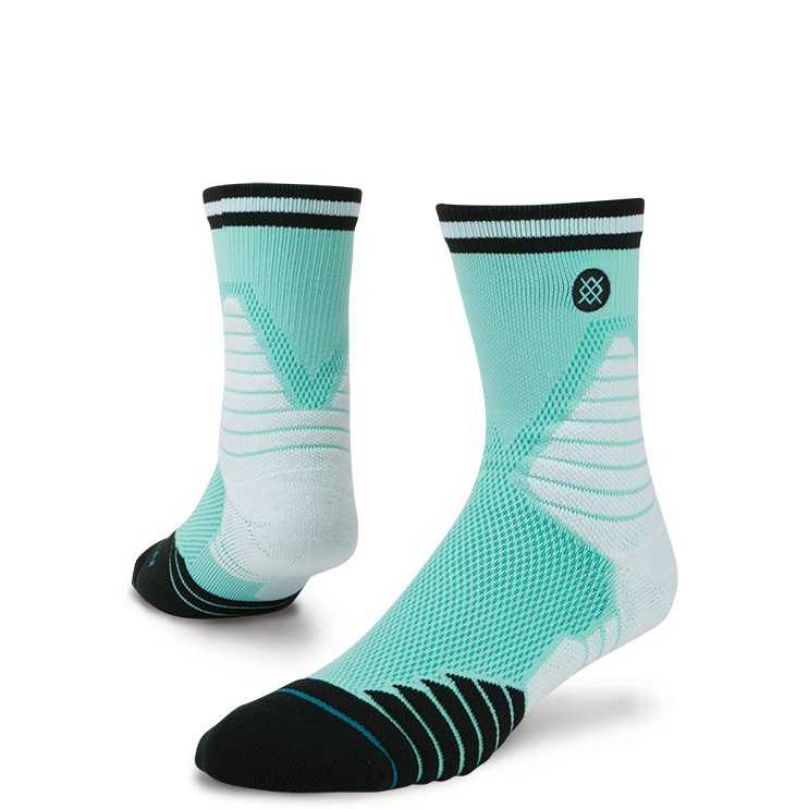 Stance Speedway V3 Qtr (Seafoam) fusion basketball Socks