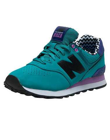 NEW BALANCE WOMENS Medium Green Footwear / Sneakers