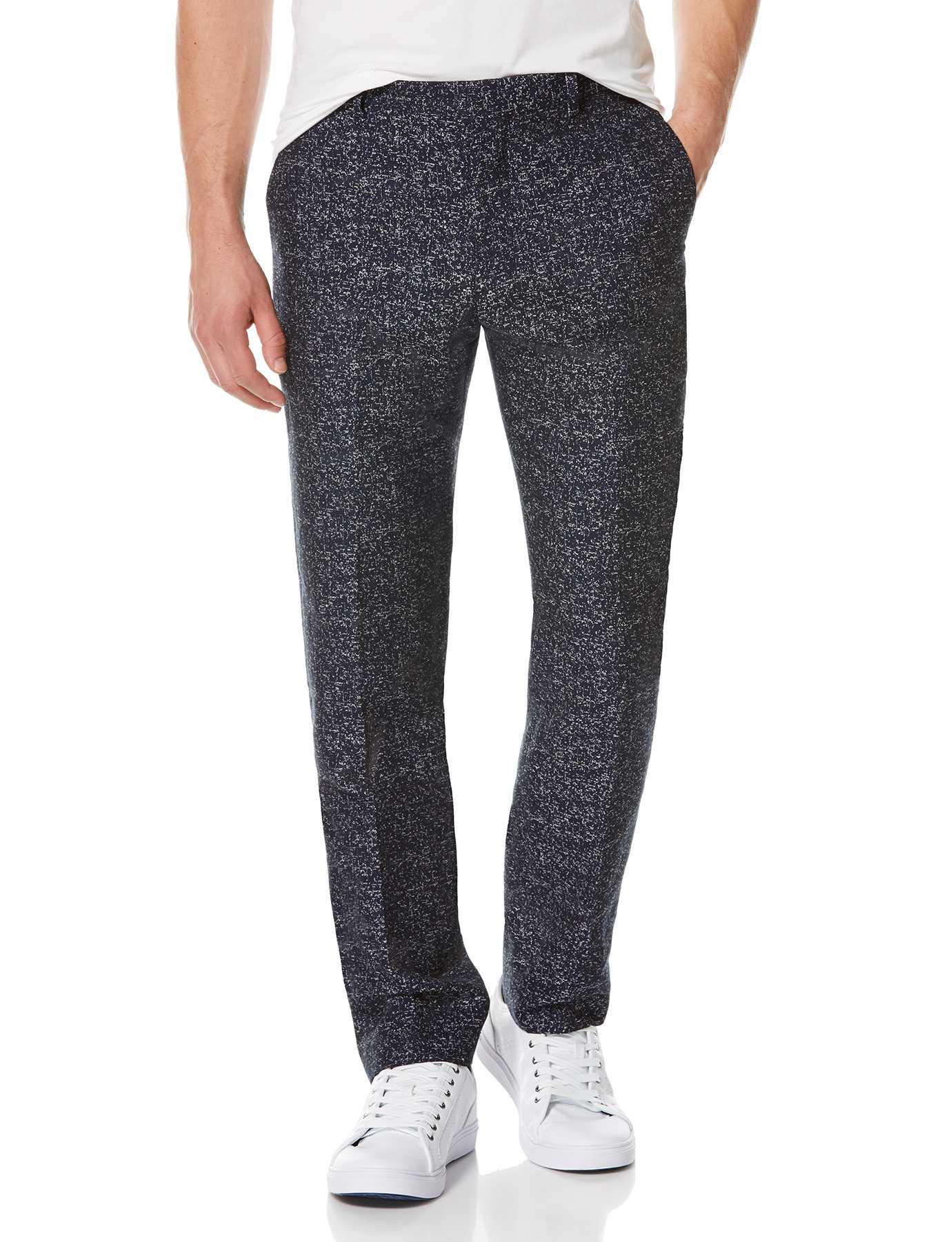 Perry Ellis Cotton/Linen Jacquard Pant
