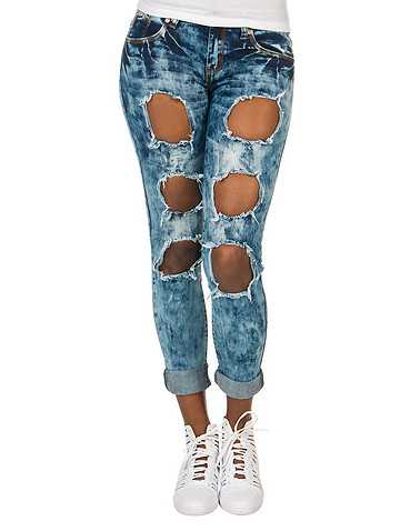 ESSENTIALS WOMENS Blue Clothing / Jeans