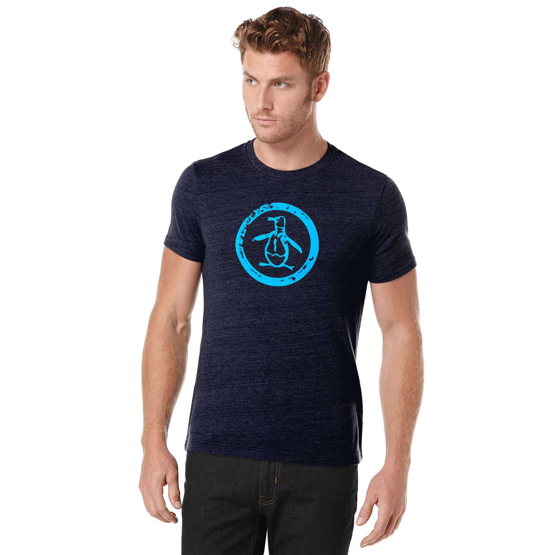 Original Penguin TRI BLEND CIRCLE LOGO TEE