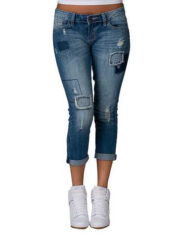 ESSENTIALS WOMENS Blue Clothing / Denim Shorts