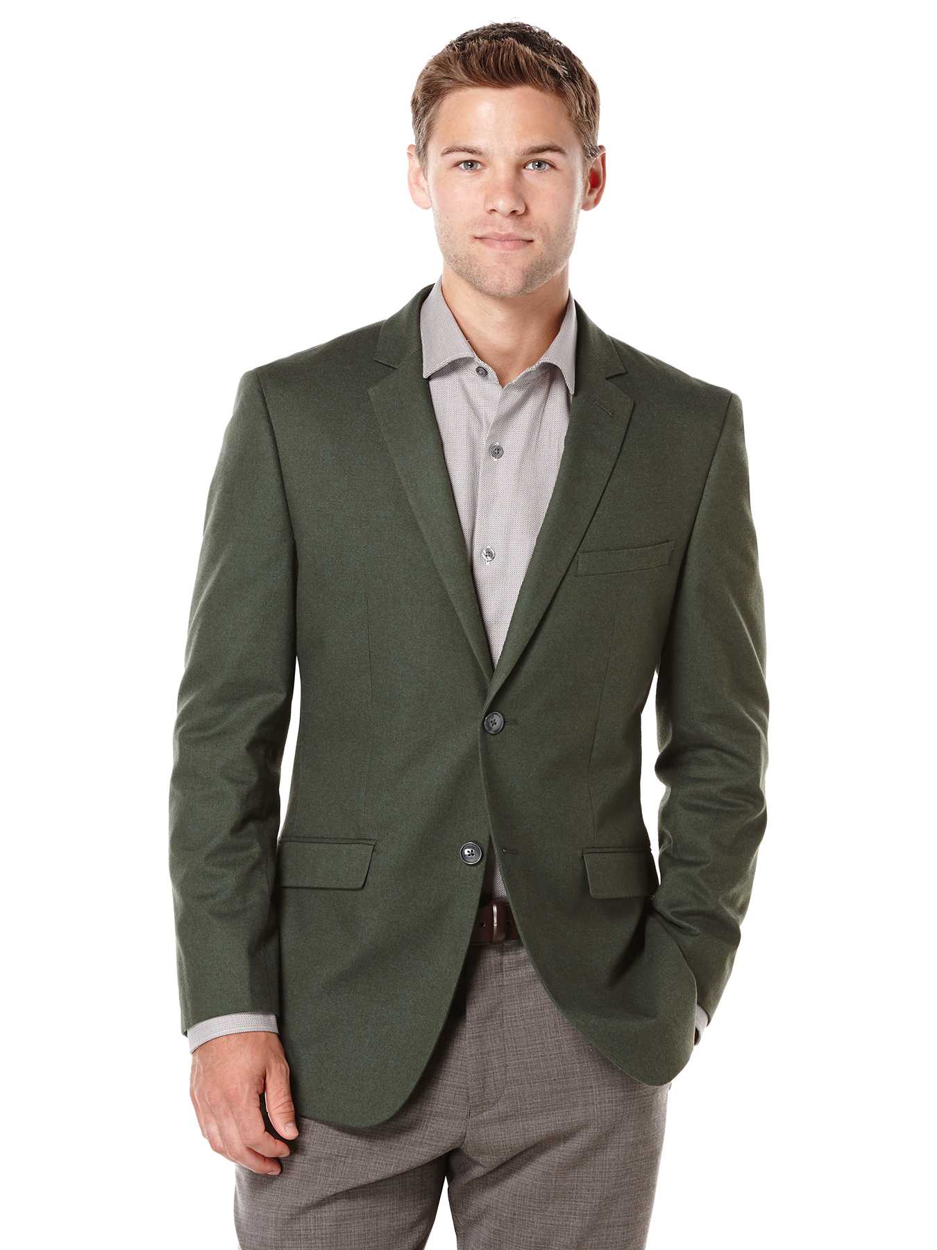 Perry Ellis Slim Fit Green Sportcoat Jacket