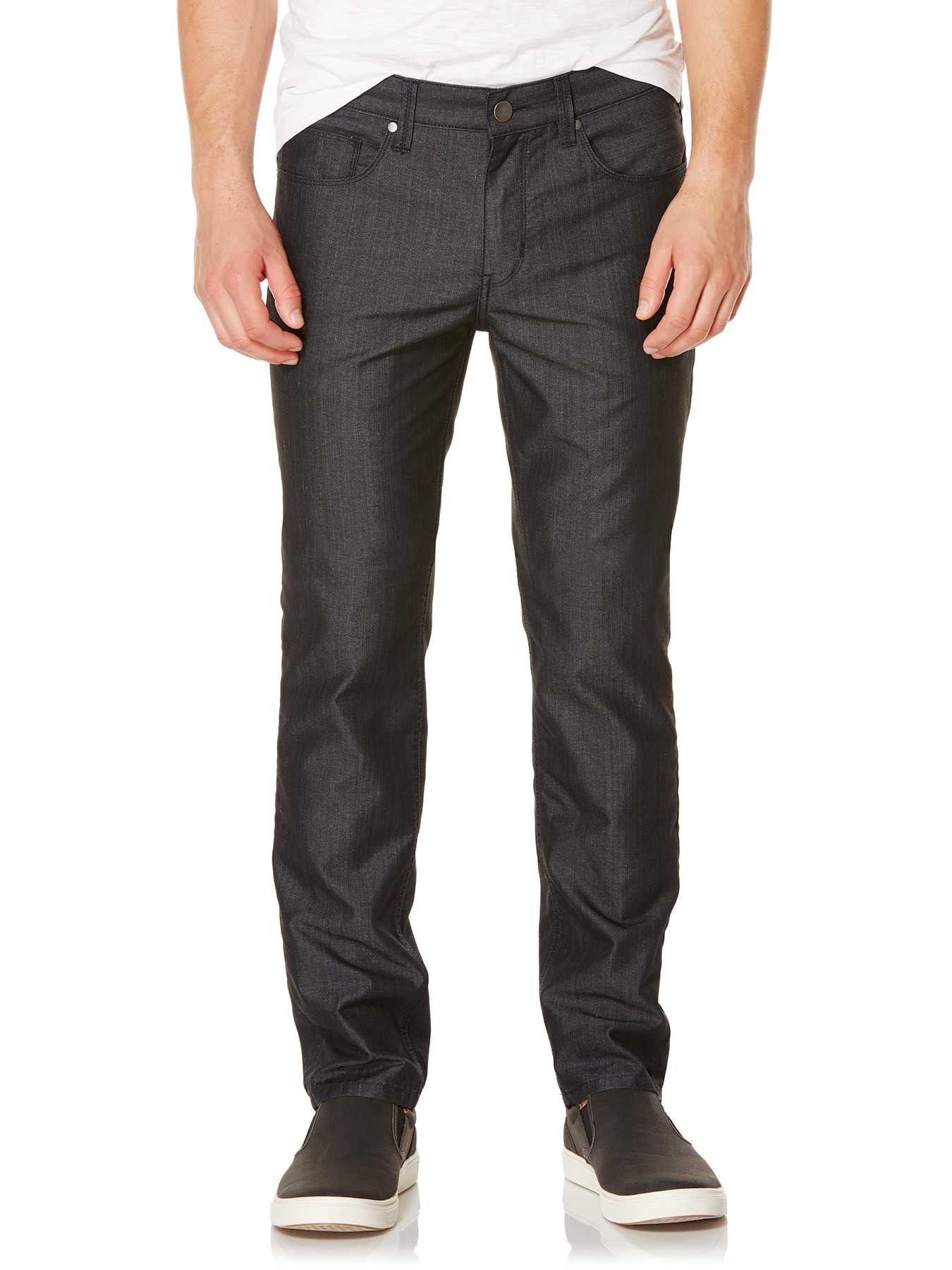 Perry Ellis Slim Fit Vertical Texture Denim