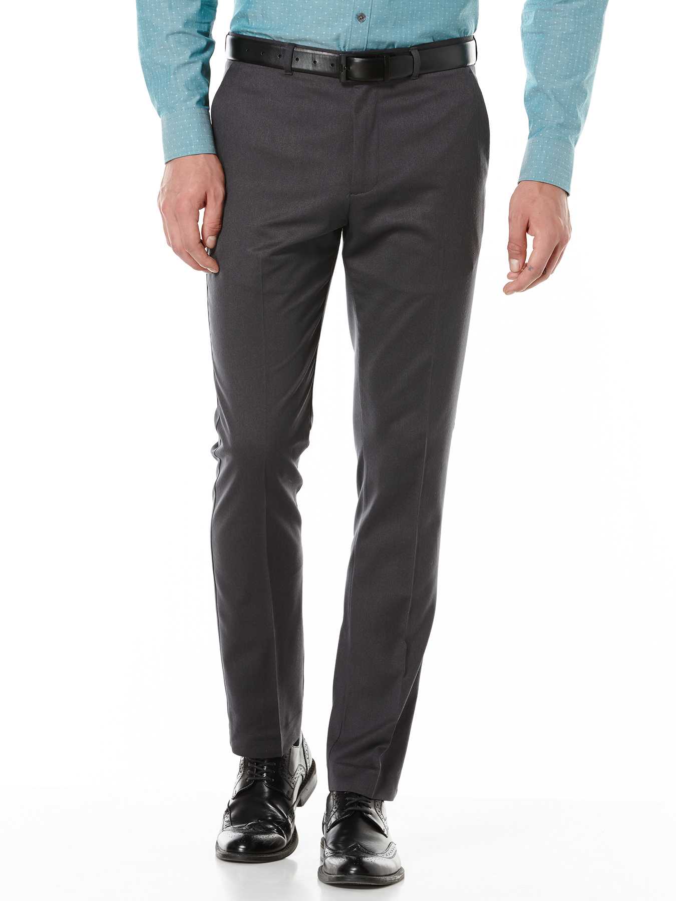 Perry Ellis Very Slim Solid Texture Dress Pant
