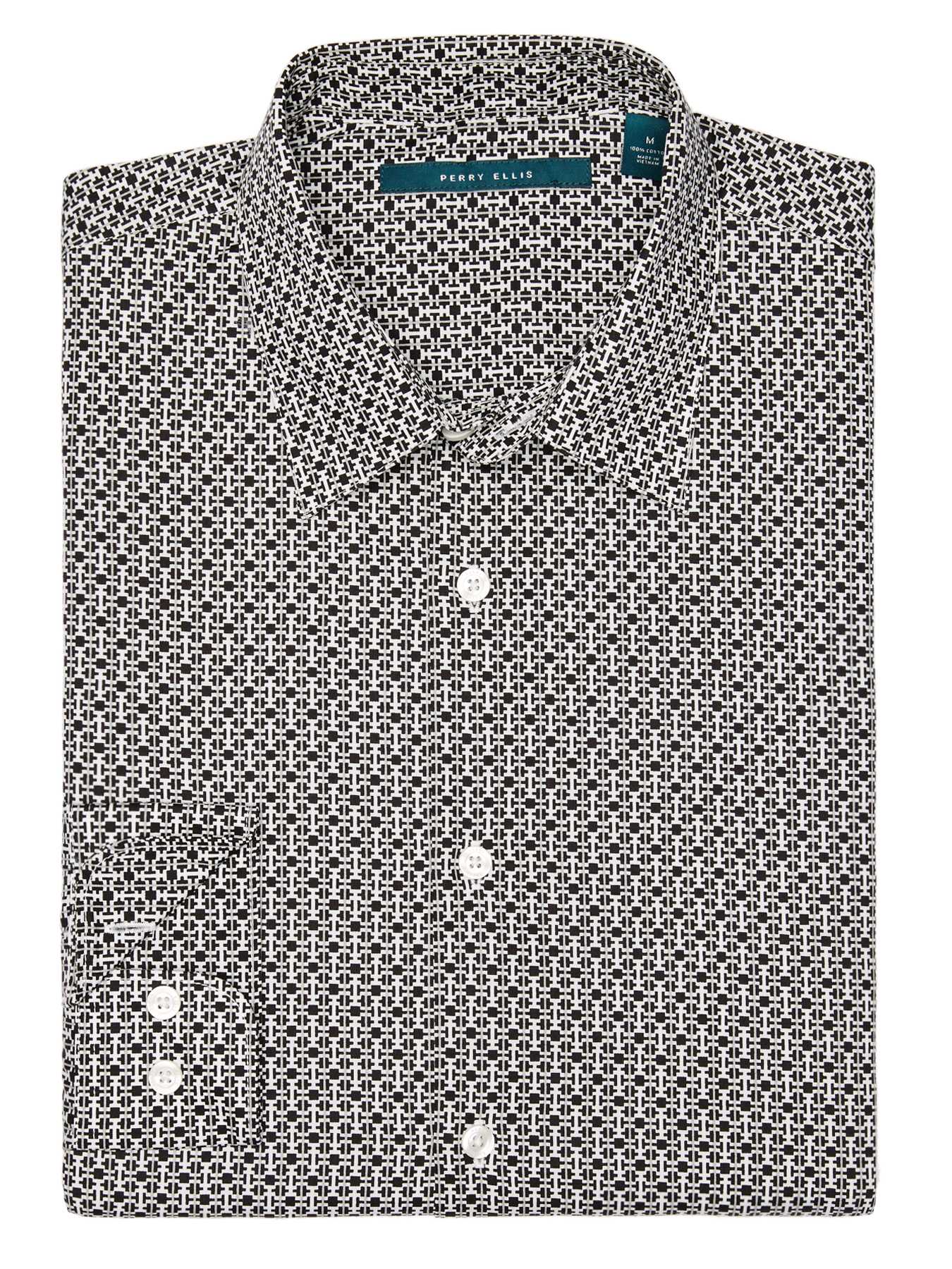 Perry Ellis Broken Geometric Shirt