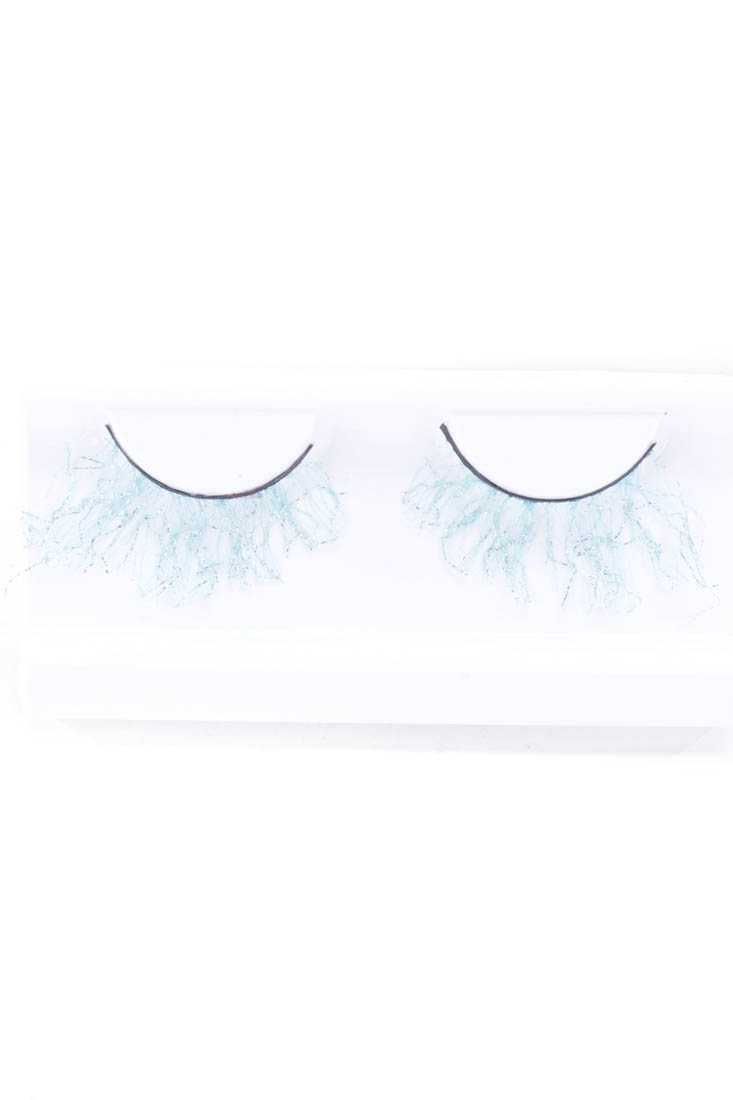 Light Blue Tinsel Synthetic Lashes