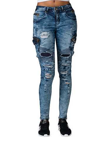 ESSENTIALS WOMENS Blue Clothing / Jeans