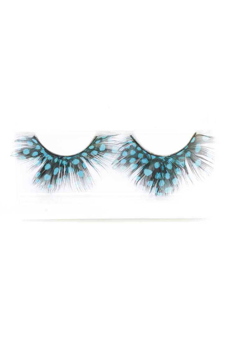 Bahama Blue Black Two Tone Faux Eyelashes