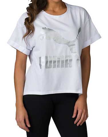PUMA WOMENS White Clothing / Tops