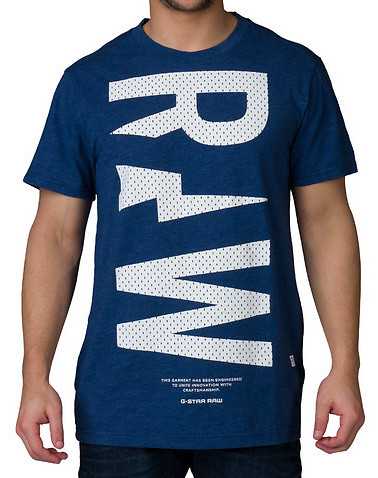 G-STAR MENS Blue Clothing / Tops L