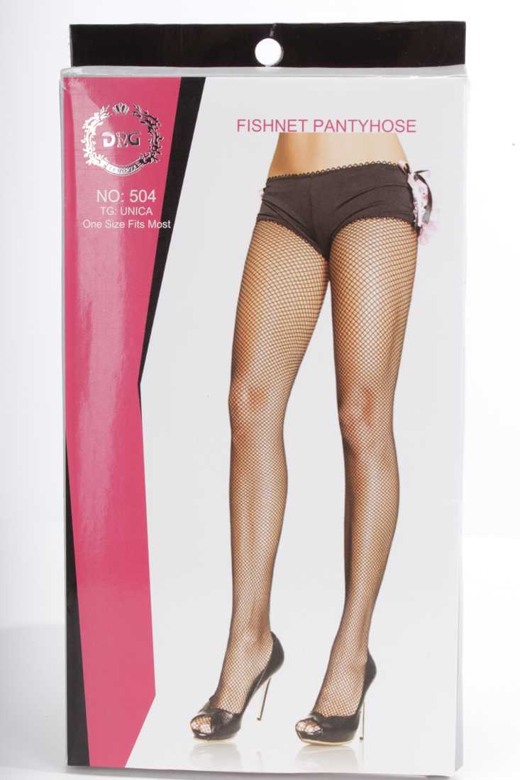 White Fishnet Pantyhose