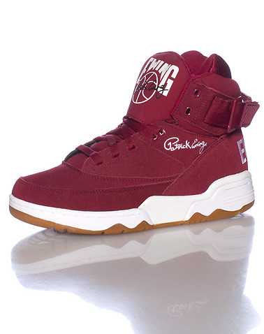 EWING ATHLETICS MENS Red Footwear / Sneakers