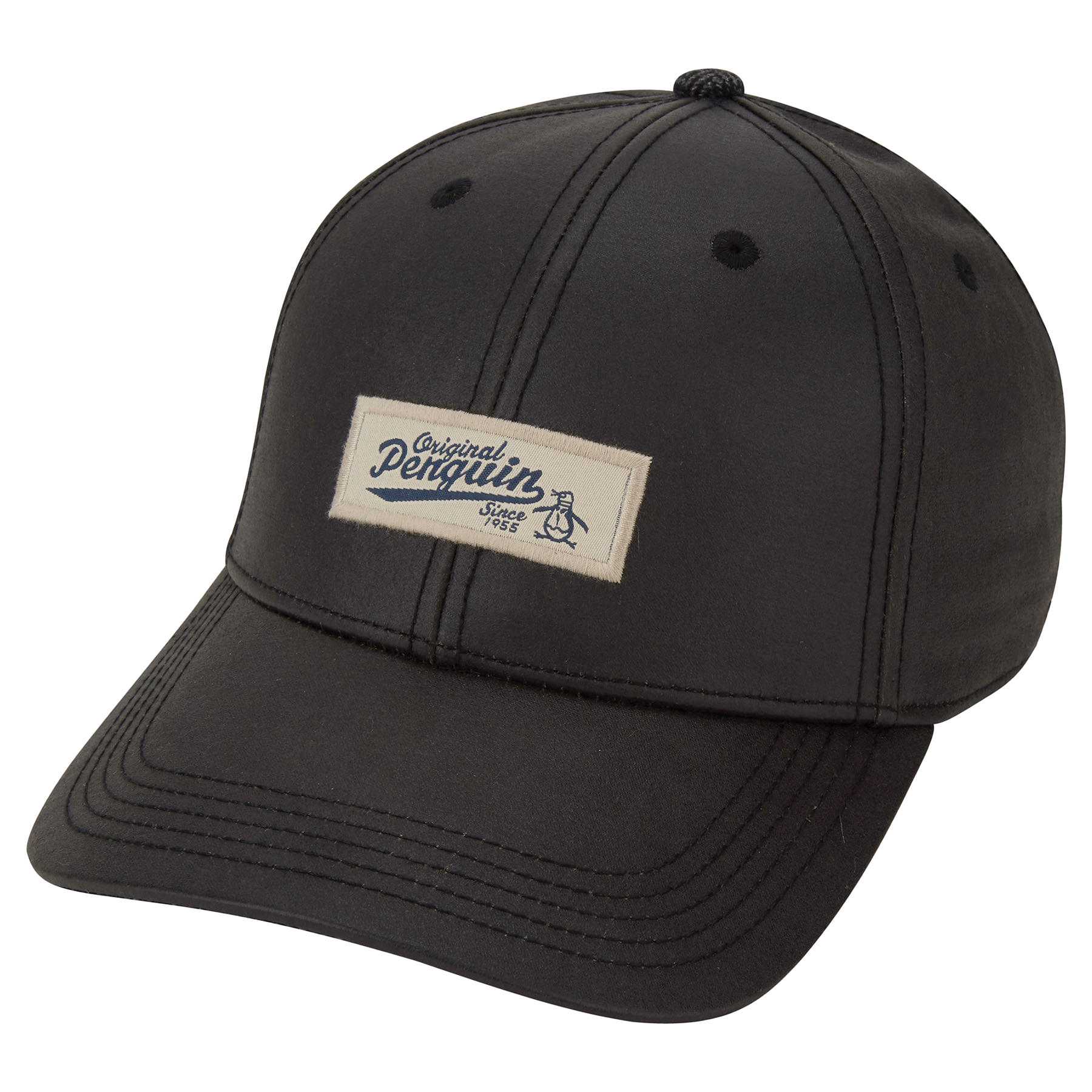Original Penguin WAXED FABRIC BASEBALL CAP