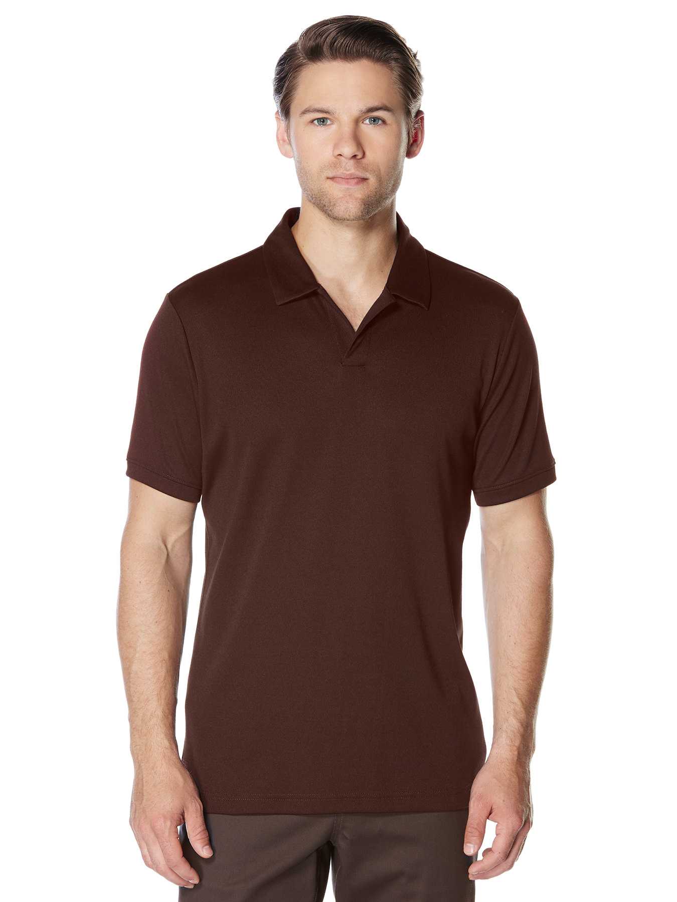 Perry Ellis Short Sleeve Open Collar Polo
