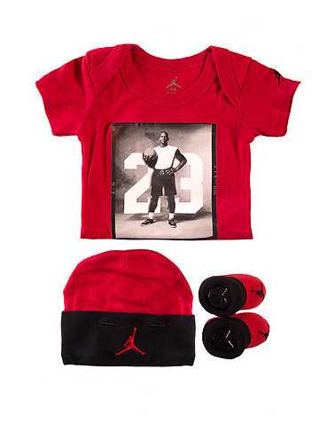 JORDAN BOYS Red Accessories / Onesies 0-6