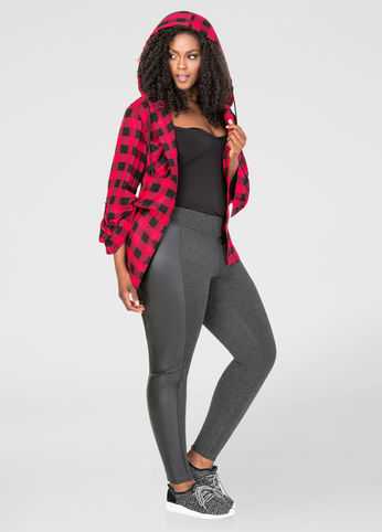Trapunto Ponte Skinny Pant