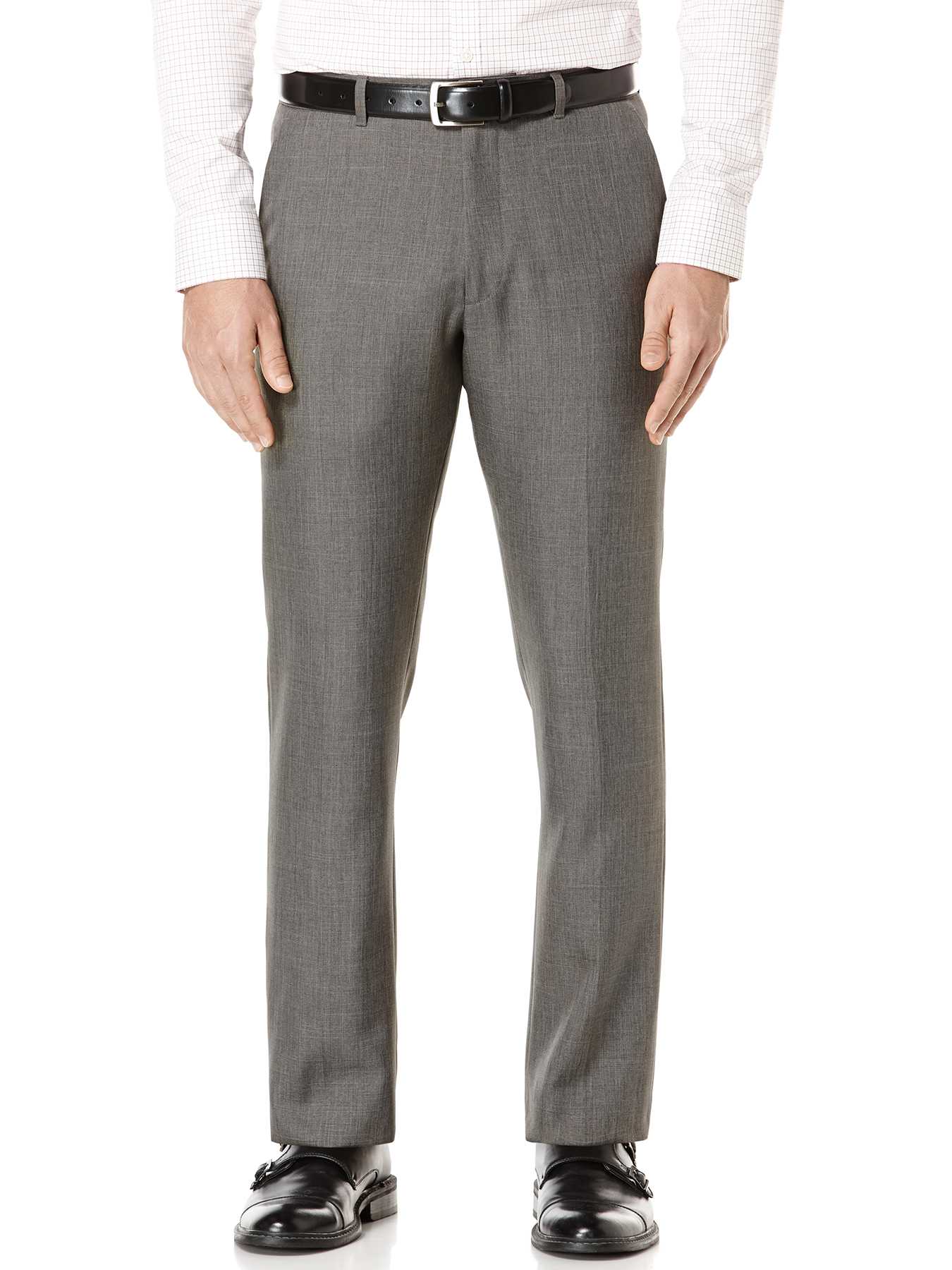 Perry Ellis Slim Fit Textured Dress Pant