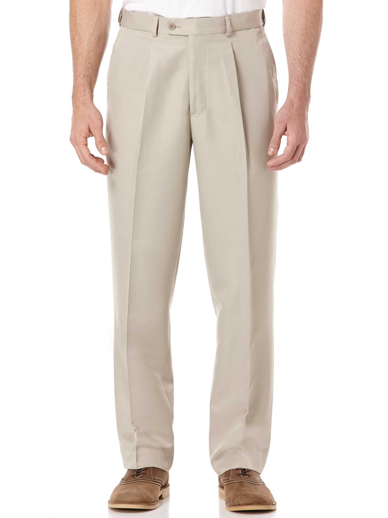 Cubavera Drop Needle Comfort Waistband 1 Pleat Pant
