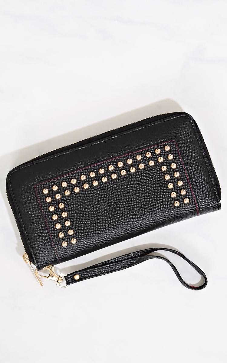 Being Framed Zippered Wallet - N/S - Black by Styles For Less