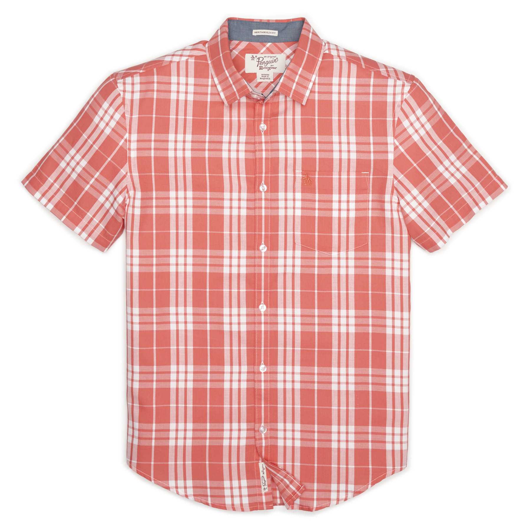 Original Penguin HERRINGBONE PLAID SHIRT