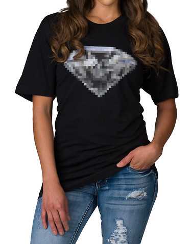 DIAMOND SUPPLY WOMEN WOMENS Black Clothing / Tops
