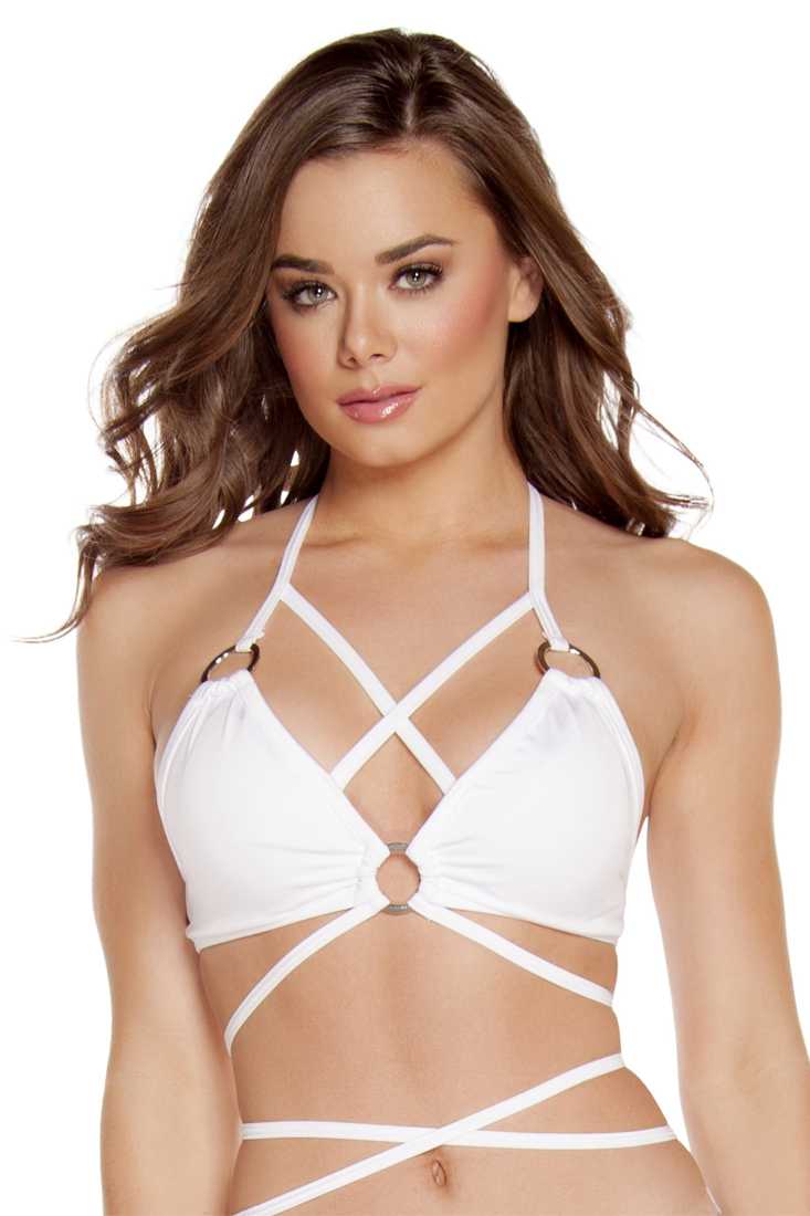 White Wrap Around Top