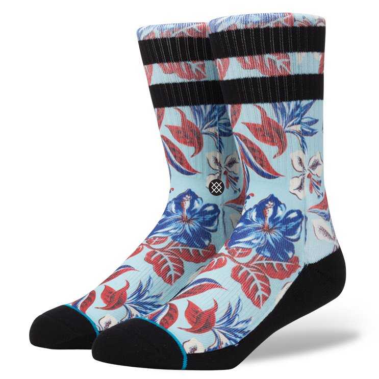 Stance Kahuku (Blue) classic crew Socks