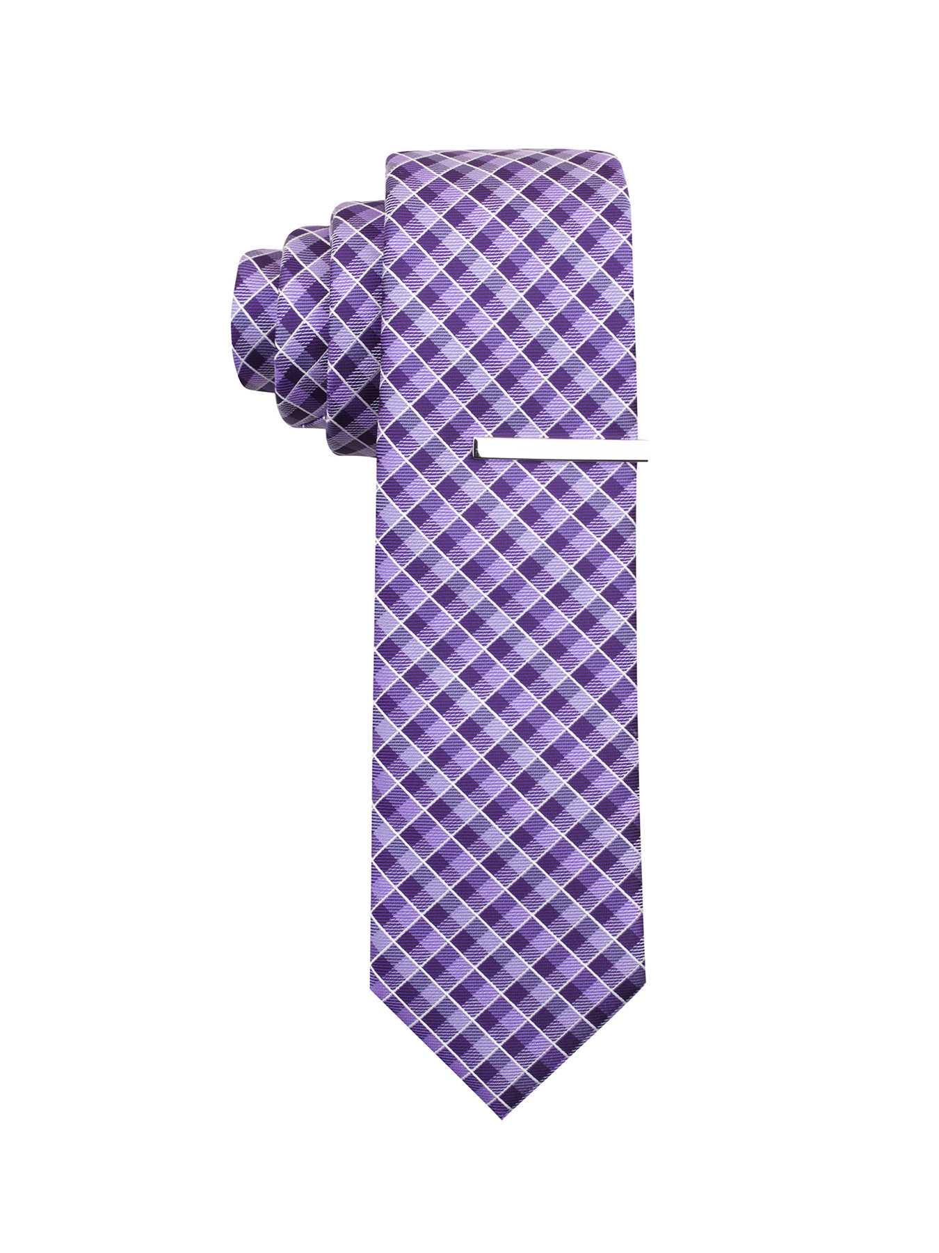 Perry Ellis Mondego Plaid Tie