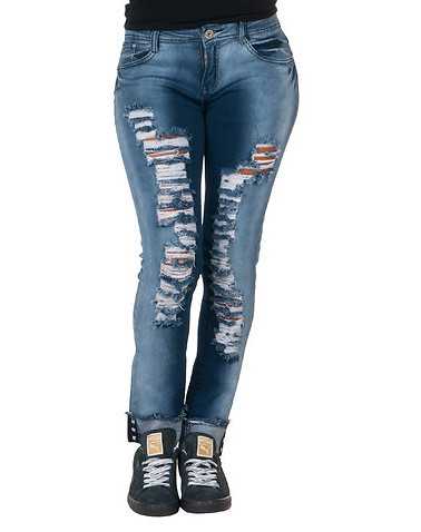 ESSENTIALS WOMENS Blue Clothing / Jeans 5/6