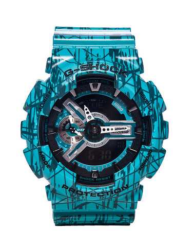 G-SHOCK MENS Blue Accessories / Watches One Size