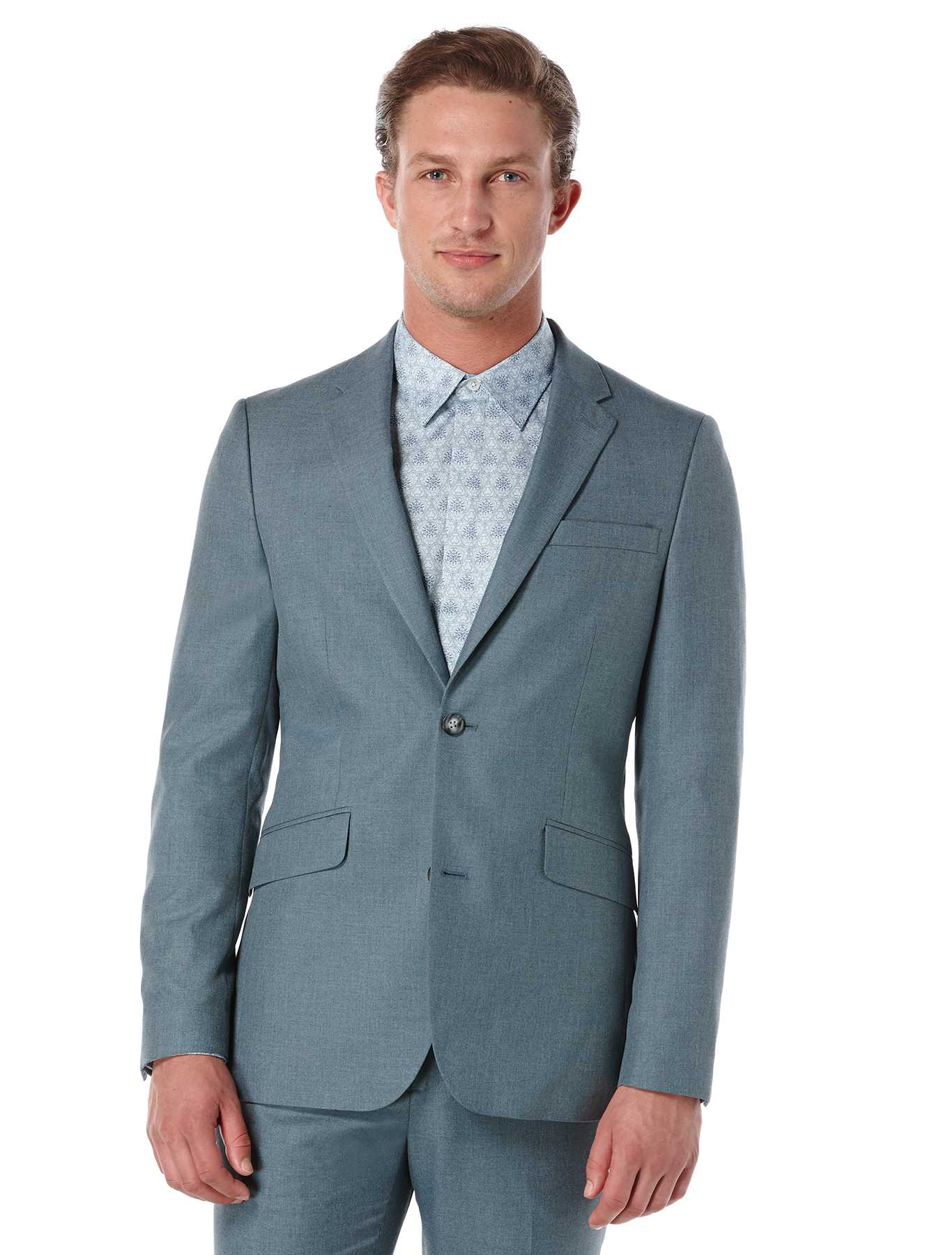 Perry Ellis Very Slim Subtle Heather Suit Jacket