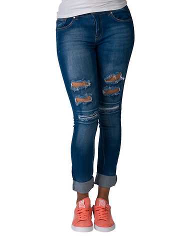 ESSENTIALS WOMENS Blue Clothing / Jeans