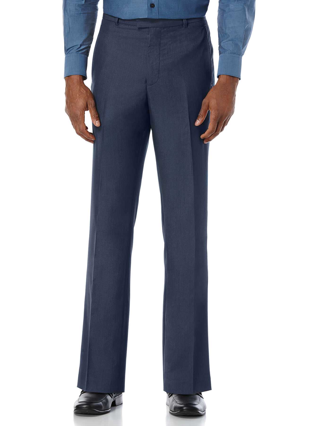 Perry Ellis Slim Fit Solid Twill Dress Pant