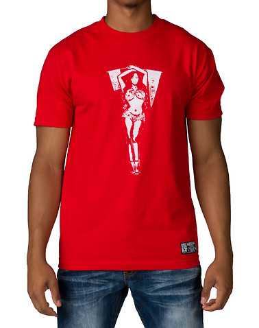 HUSTLE GANGENS Red Clothing / Tops