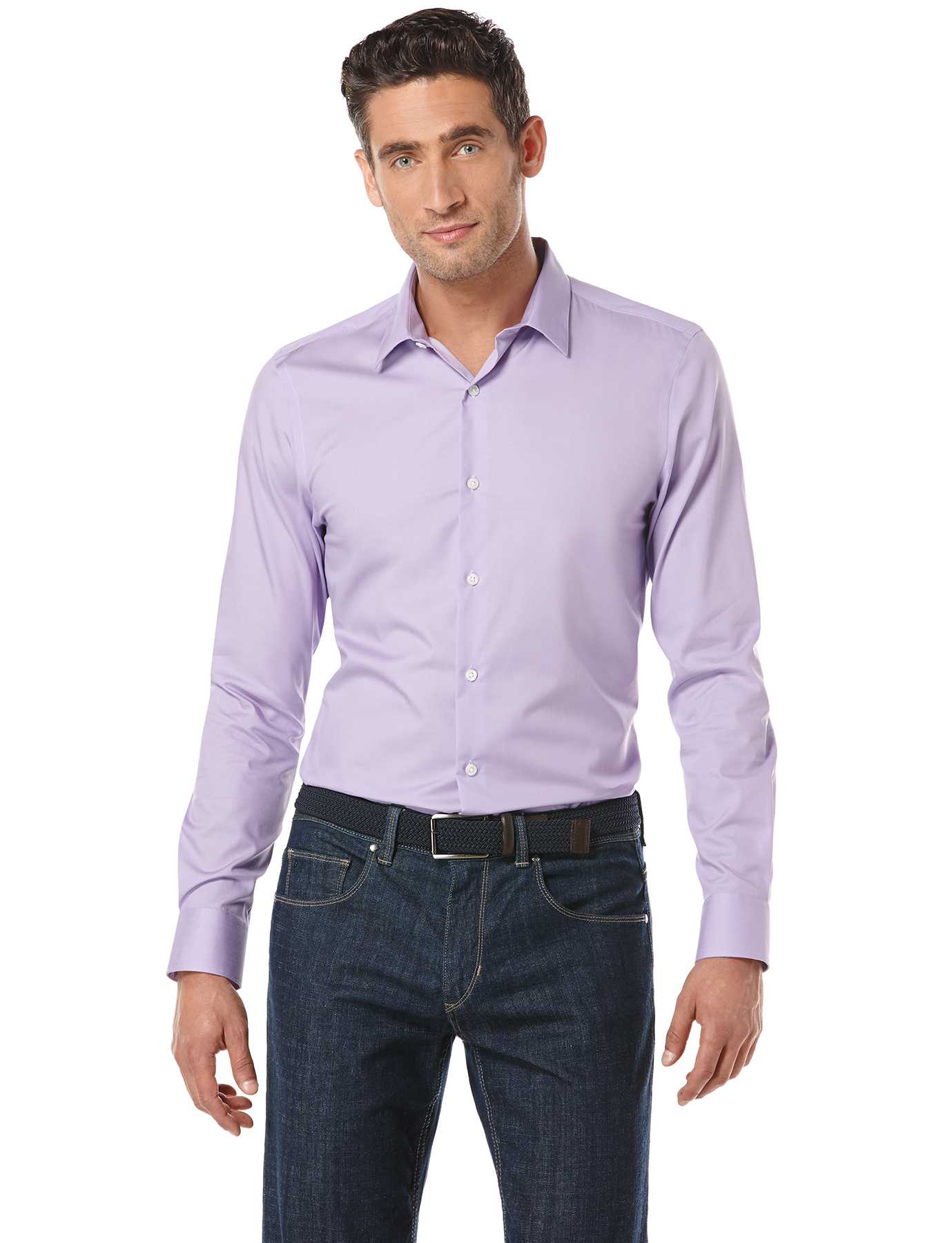 Perry Ellis Non-Iron Slim Fit Essential Shirt