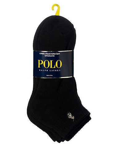 POLO MENS Black Accessories / Socks 10-13