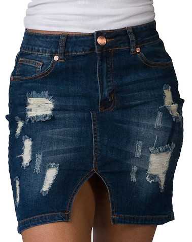 ESSENTIALS WOMENS Dark Blue Clothing / Skirts