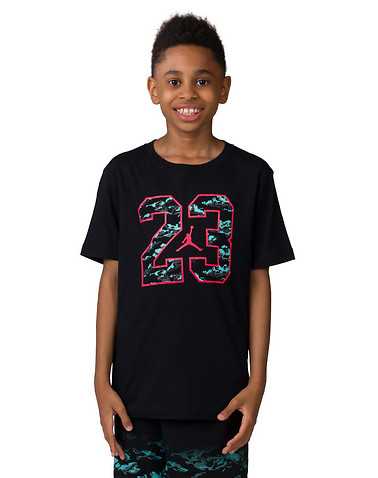 JORDAN BOYS Black Clothing / Short Sleeve T-Shirts L